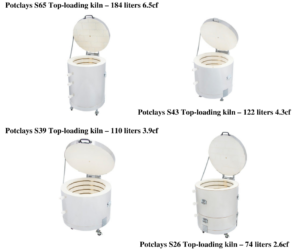 Potclays Top-loading kilns